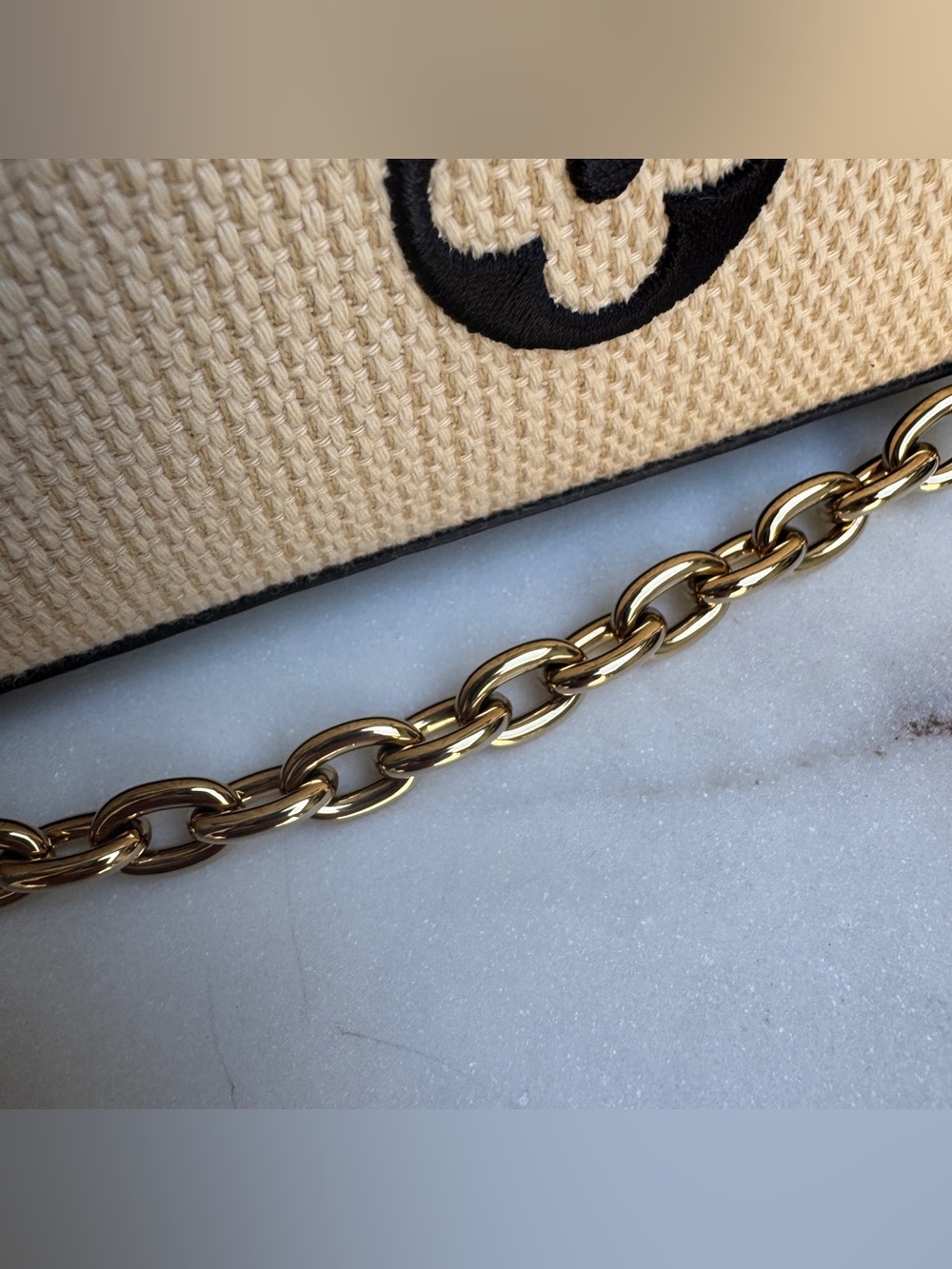 Louis Vuitton Raffia Toiletry 26 Pouch Pochette on Chain - Picture 5 of 16